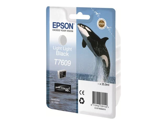 Epson T7609 Original UltraChrome HD Ink Cartridge 26 ml - Light Light Black