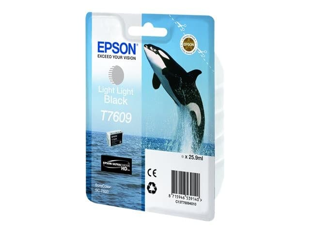 Epson T7609 Original UltraChrome HD Ink Cartridge 26 ml - Light Light Black - Image 3