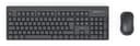 Hama WKM-100 Wireless Keyboard and Mouse Set, QWERTY UK, Black thumbnail 1