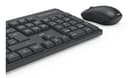 Hama WKM-100 Wireless Keyboard and Mouse Set, QWERTY UK, Black thumbnail 3