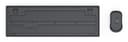 Hama WKM-100 Wireless Keyboard and Mouse Set, QWERTY UK, Black thumbnail 4