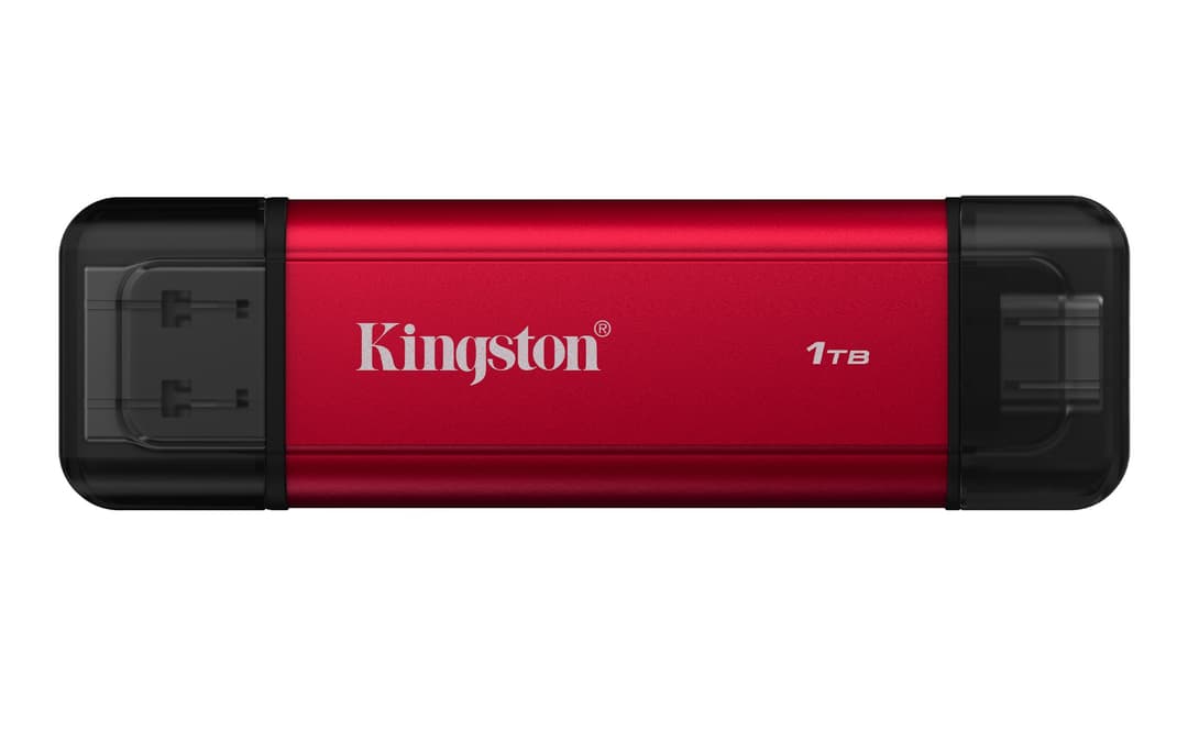 Kingston Technology Dual Portable SSD 1TB Dual USB-A/C, Up to 1050MB/s USB 3.2 Gen 2 (SPSD/1TB) - Image 1