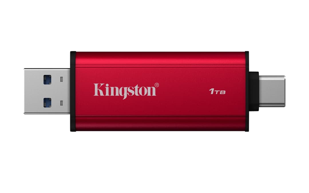 Kingston Technology Dual Portable SSD 1TB Dual USB-A/C, Up to 1050MB/s USB 3.2 Gen 2 (SPSD/1TB) - Image 2