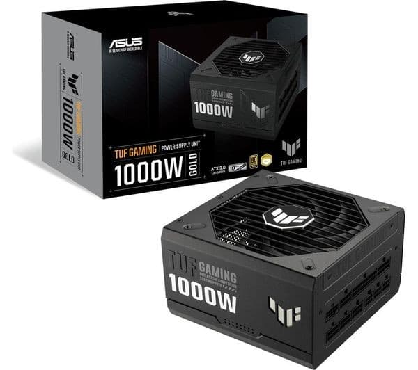 ASUS TUF Gaming 1000W 80 PLUS Gold Fully Modular ATX Power Supply - Black - Image 2