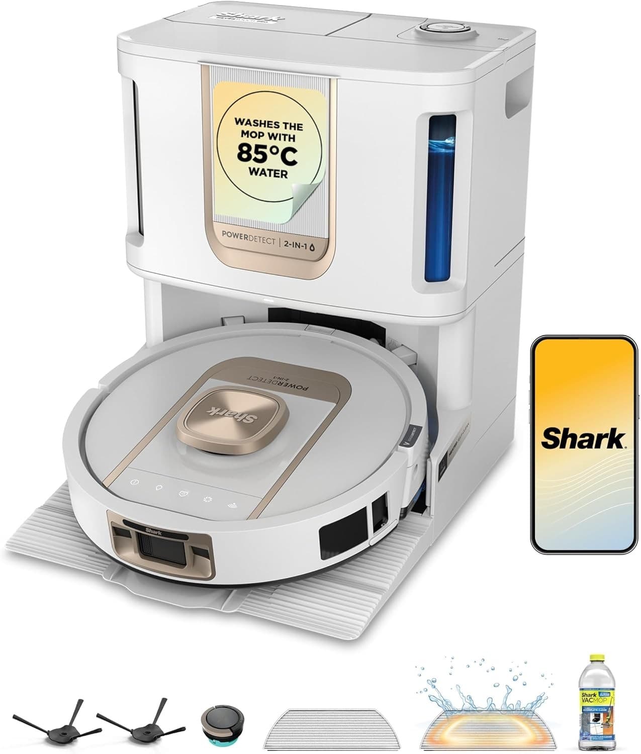 Shark ThermaCharged PowerDetect AV2910XEUKWH Wet & Dry Robot Vacuum Cleaner & Mop