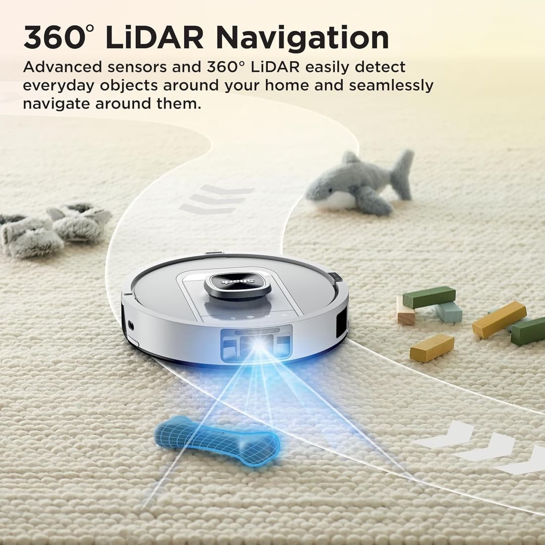 Shark ThermaCharged PowerDetect AV2910XEUKWH Wet & Dry Robot Vacuum Cleaner & Mop - Image 9