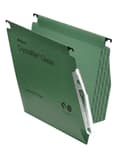 Rexel Crystalfile Classic `275` Lateral File 15mm Green (50) thumbnail 1