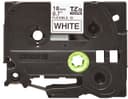 Brother TZe-FX241 Flexible ID Label-Making Tape Black on White 18mm x 8m TZ thumbnail 2