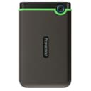 2TB Transcend StoreJet 25M3 USB3.1 Slim Portable Hard Drive Shock-Resistant - Iron Grey thumbnail 1