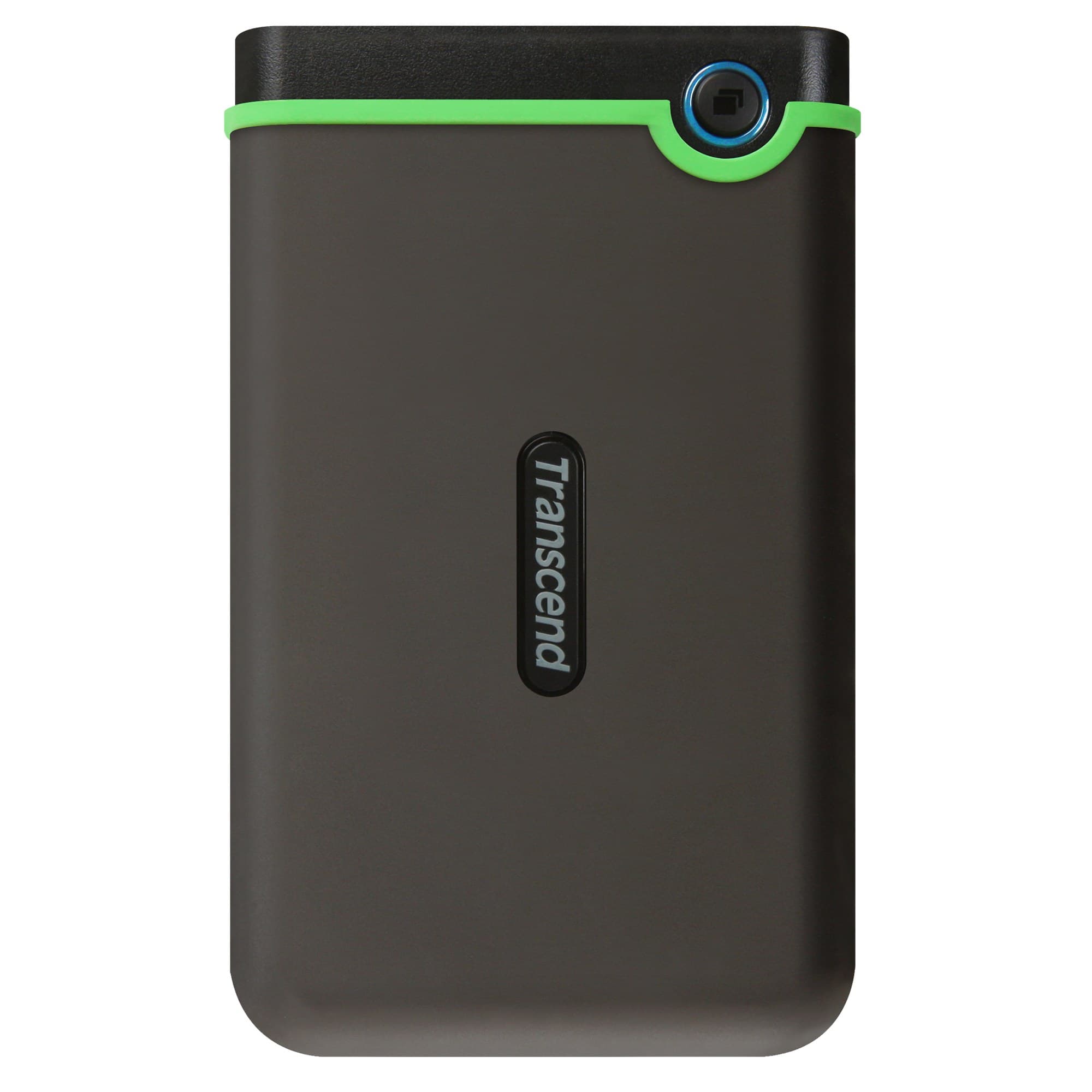 2TB Transcend StoreJet 25M3 USB3.1 Slim Portable Hard Drive Shock-Resistant - Iron Grey