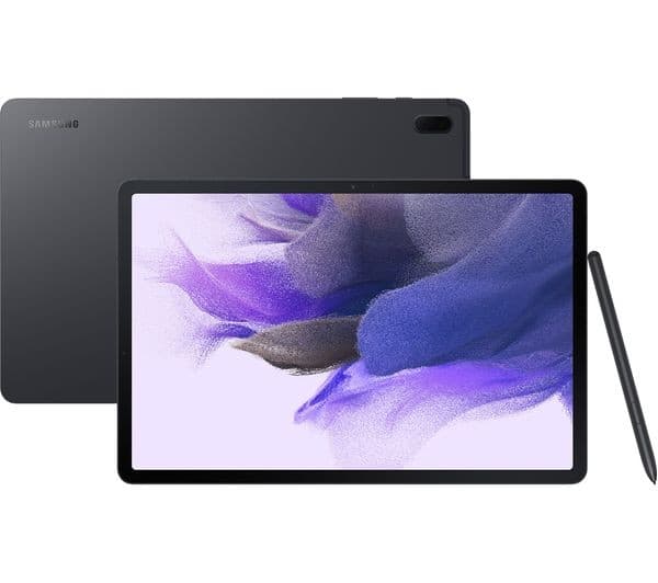 Samsung Galaxy Tab S7 FE 12.4-inch 5G 64GB 4GB RAM Tablet with S Pen - Mystic Black