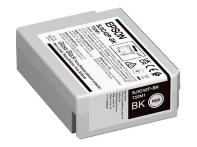 Epson SJIC42P-BK - 50 ml - gloss black - original - ink cartridge - for ColorWorks CW-C4000E (BK)
