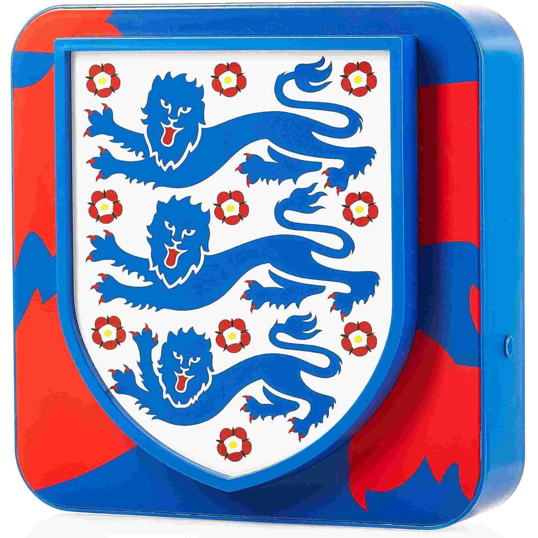 England FA Crest 3D Perspex Lamp Wall Light - Image 1