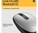 HP 240 Bluetooth Wireless Optical Mouse - Silver thumbnail 3