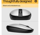 HP 240 Bluetooth Wireless Optical Mouse - Silver thumbnail 4