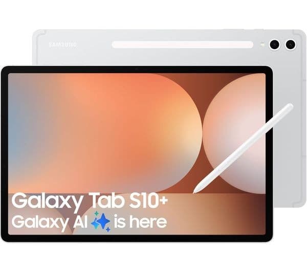 Samsung Galaxy Tab S10+ 12.4" 12GB RAM Wi-Fi 512GB - Platinum Silver