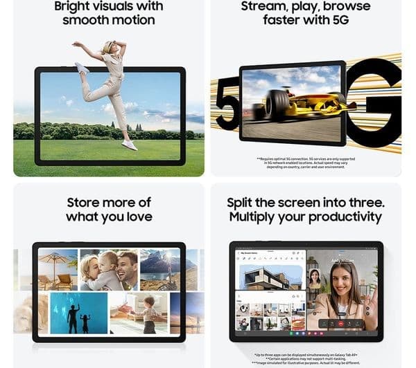 Samsung Galaxy Tab A9+ 11-inch 8GB RAM 128GB Android Tablet Wi-Fi Only - Graphite - Image 4