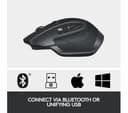 LOGITECH MX Master 2S Wireless Darkfield Mouse - Graphite thumbnail 6