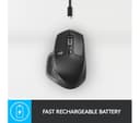LOGITECH MX Master 2S Wireless Darkfield Mouse - Graphite thumbnail 7