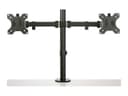 StarTech.com ARMDUAL2 Dual Monitor Arm Desk Clamp/Grommet VESA up to 32" 8kg Black thumbnail 2