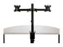 StarTech.com ARMDUAL2 Dual Monitor Arm Desk Clamp/Grommet VESA up to 32" 8kg Black thumbnail 3