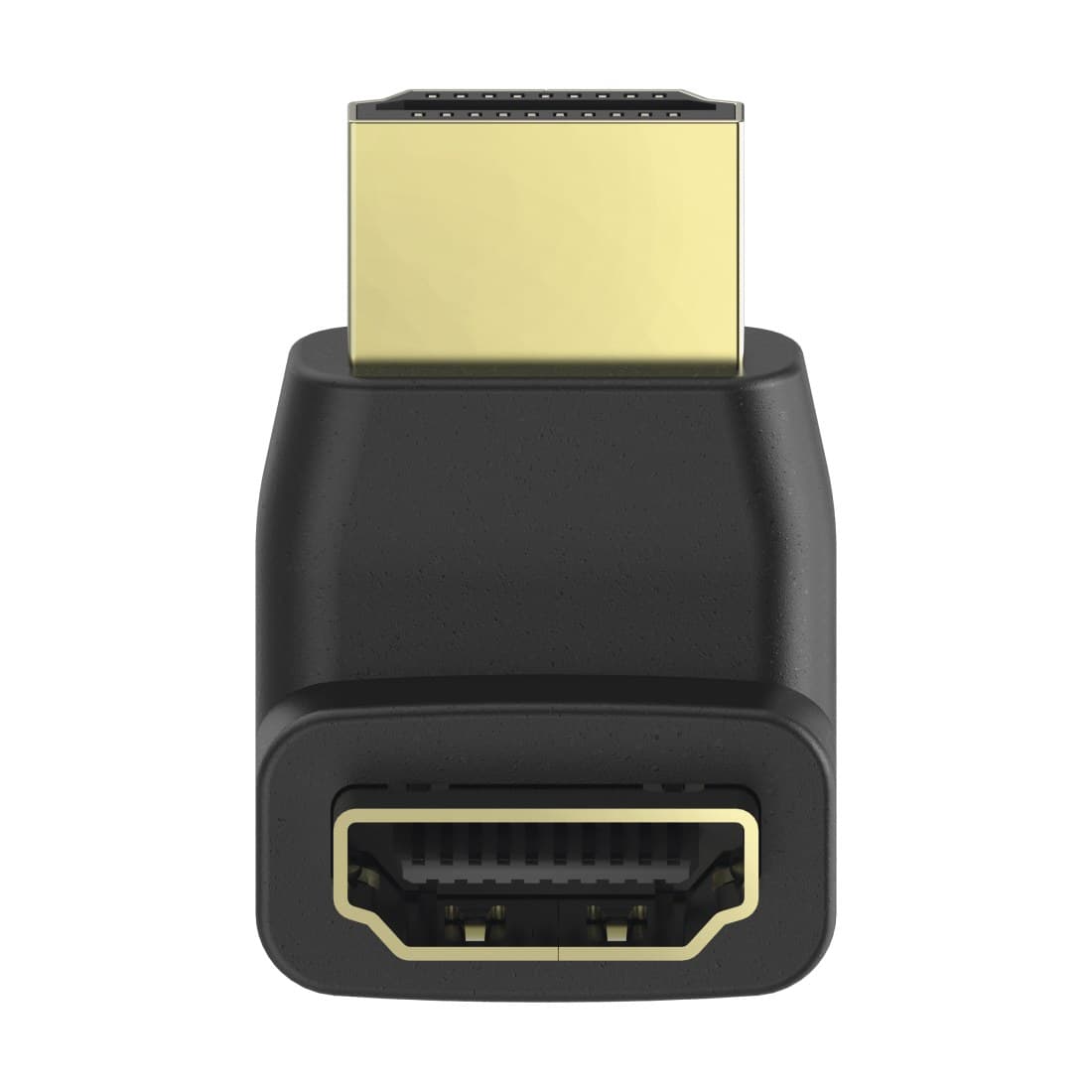 Hama 00205164 High Speed HDMI 90° Angle Adapter, Plug to Socket, Black