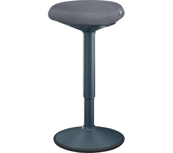 LEITZ Ergo Active Standing Stool with Comfort Seat - Dark Grey - Image 1