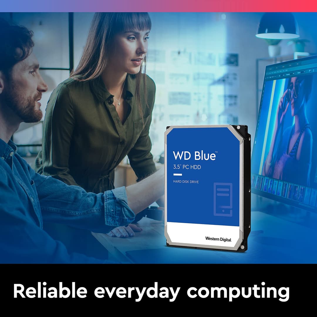 Western Digital WD Blue 3.5" 5400 RPM 256MB Cache SATA III Internal Hard Drive 4TB - Image 3