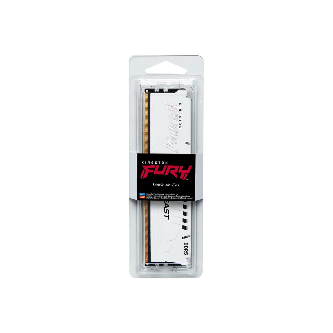 Kingston Technology FURY Beast White memory module 16 GB 1 x 16 GB DDR5 5200 MHz CL40 - Image 1