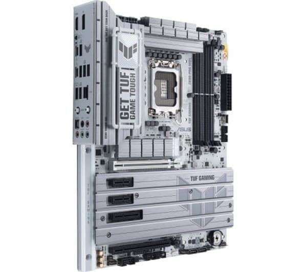 ASUS TUF Gaming Z890-PRO WIFI Intel Z890 LGA1851 DDR5 PCIe 5.0 ATX Motherboard - White - Image 3