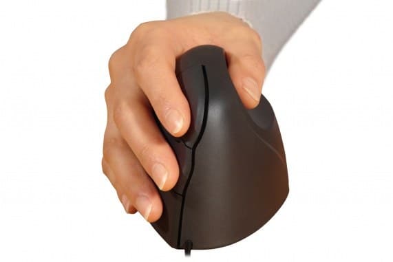 BakkerElkhuizen Evoluent Standard Vertical Wired Right-Handed Mouse - Black - Image 4