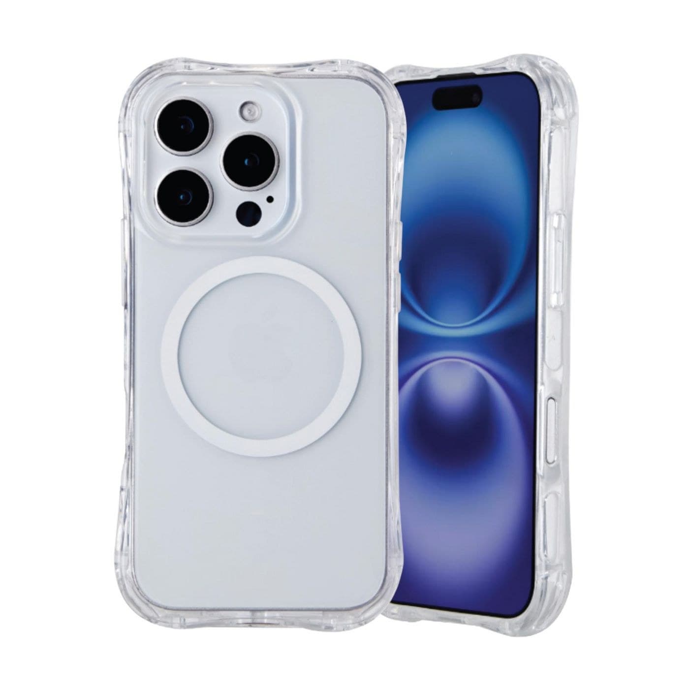 eSTUFF INFINITE (GRS) PORTO iPhone 16 Pro/15 Pro/14 Pro/13 Pro/12 Pro Clear Magnetic Cover