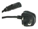 StarTech BS13U-1M UK Power Cable 1m BS 1363 to IEC C13 10A 250V Black thumbnail 5