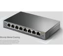 TP-Link TL-SG108PE 8-Port Gigabit Easy Smart Network Switch with 4-Port PoE+ - Gun Metal Grey thumbnail 4
