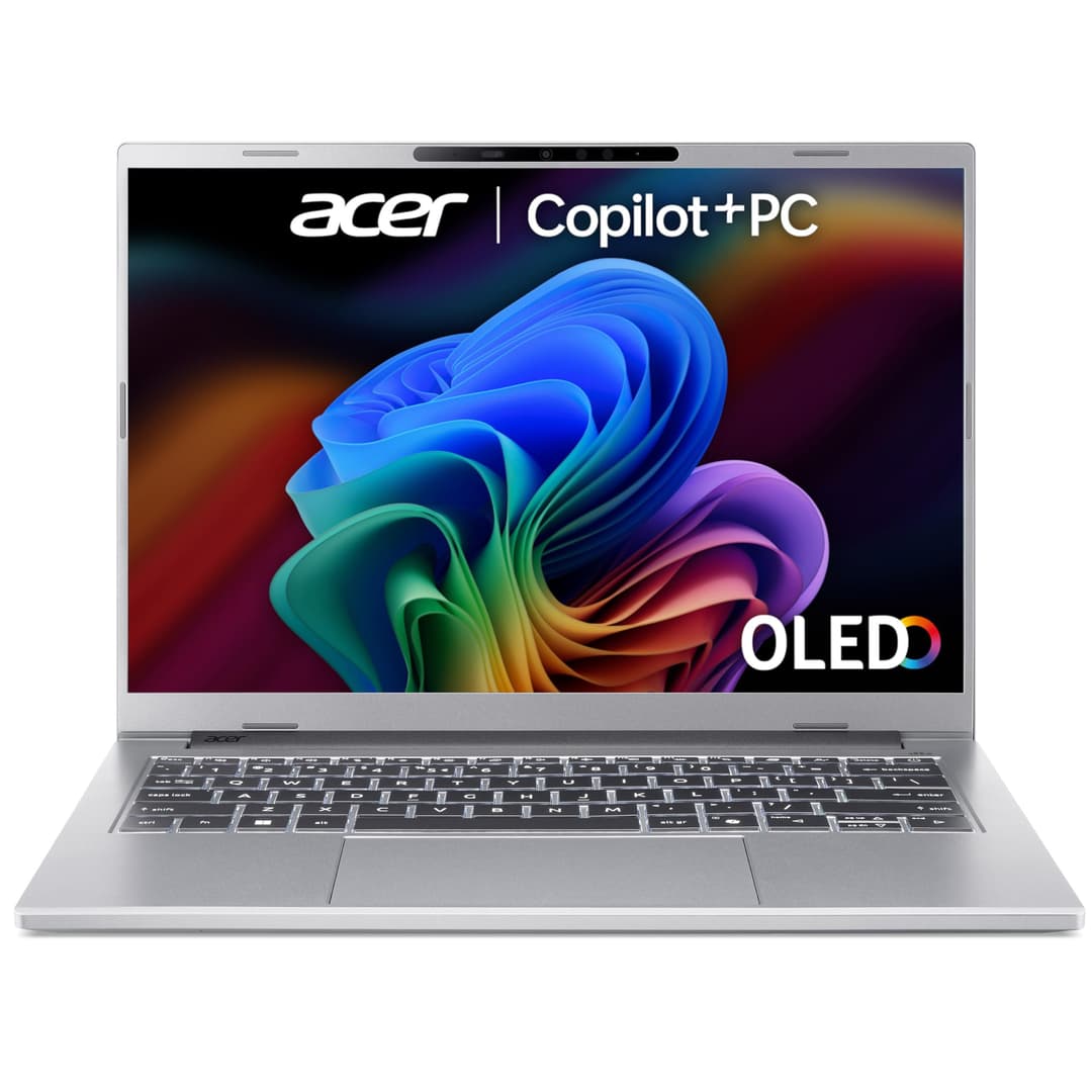 Acer Aspire 14 AI A14-61M Co-Pilot+ Laptop - Silver - Image 1