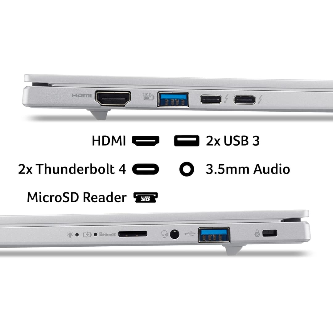 Acer Aspire 14 AI A14-61M Co-Pilot+ Laptop - Silver - Image 8