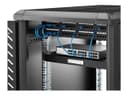 StarTech.com SLIDESHELFD 1U Sliding Server Rack Mount Keyboard Shelf Tray - 22in Deep, 55lbs Pull-Out Drawer for 19in Racks - Black thumbnail 3