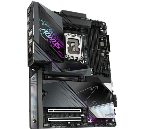 GIGABYTE Z890 AORUS MASTER Motherboard - Supports Intel Core Ultra (Series 2) CPUs, LGA1851 ATX, 18+1+2 phases VRM, up to 9500MHz DDR5 (OC), 5x M.2 with PCIe 5.0, Wi-Fi 7, 10GbE LAN, Thunderbolt 4 - Image 3
