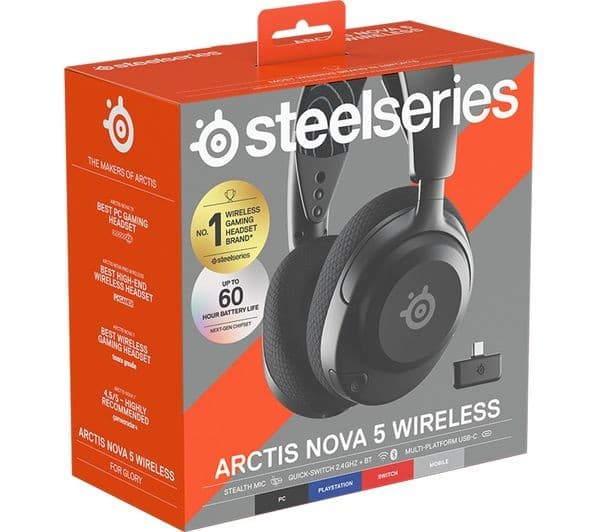 SteelSeries Arctis Nova 5 Headphones Black - Image 8