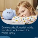 Omron Nami Cat NE-C303K-KDUK Children's Compressor Nebuliser - Light Blue thumbnail 2