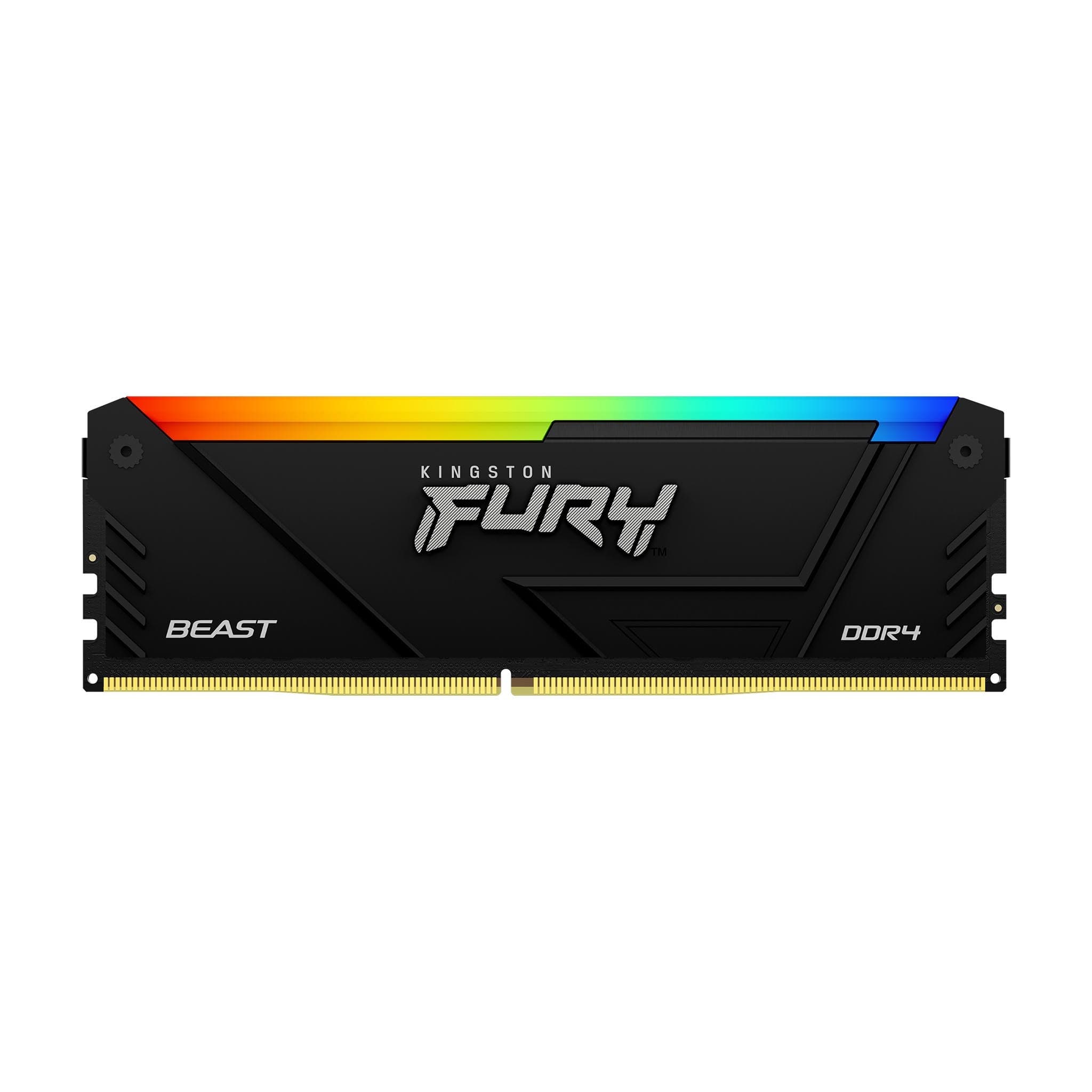 Kingston Technology FURY Beast RGB 16GB (1 x 16GB) 3200MT/s DDR4 CL16 DIMM Black