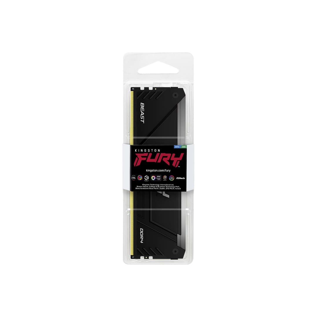Kingston Technology FURY Beast RGB 16GB (1 x 16GB) 3200MT/s DDR4 CL16 DIMM Black - Image 3