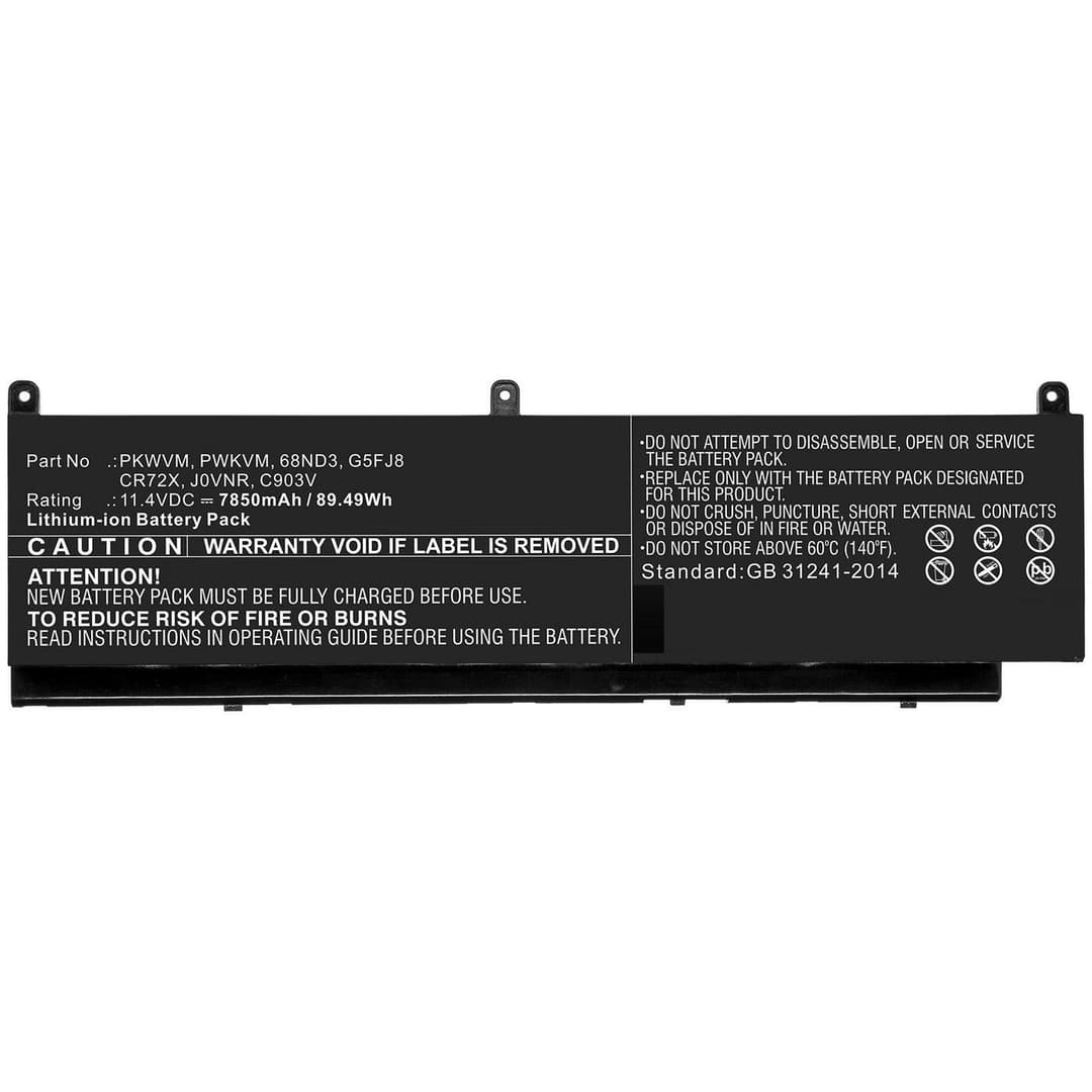 Laptop Battery for Dell - Image 1