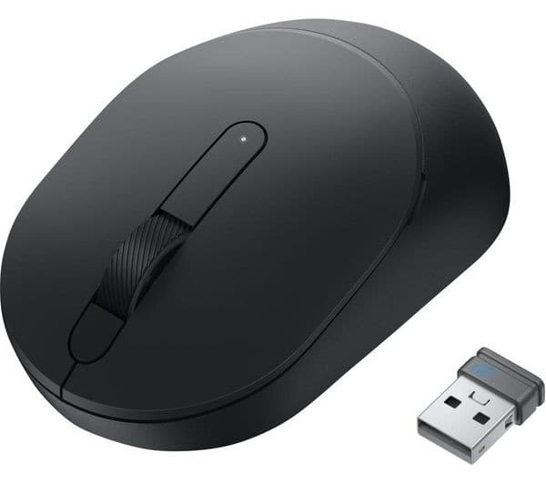 Dell MS3320W Mobile Wireless Optical Mouse - Black - Image 2