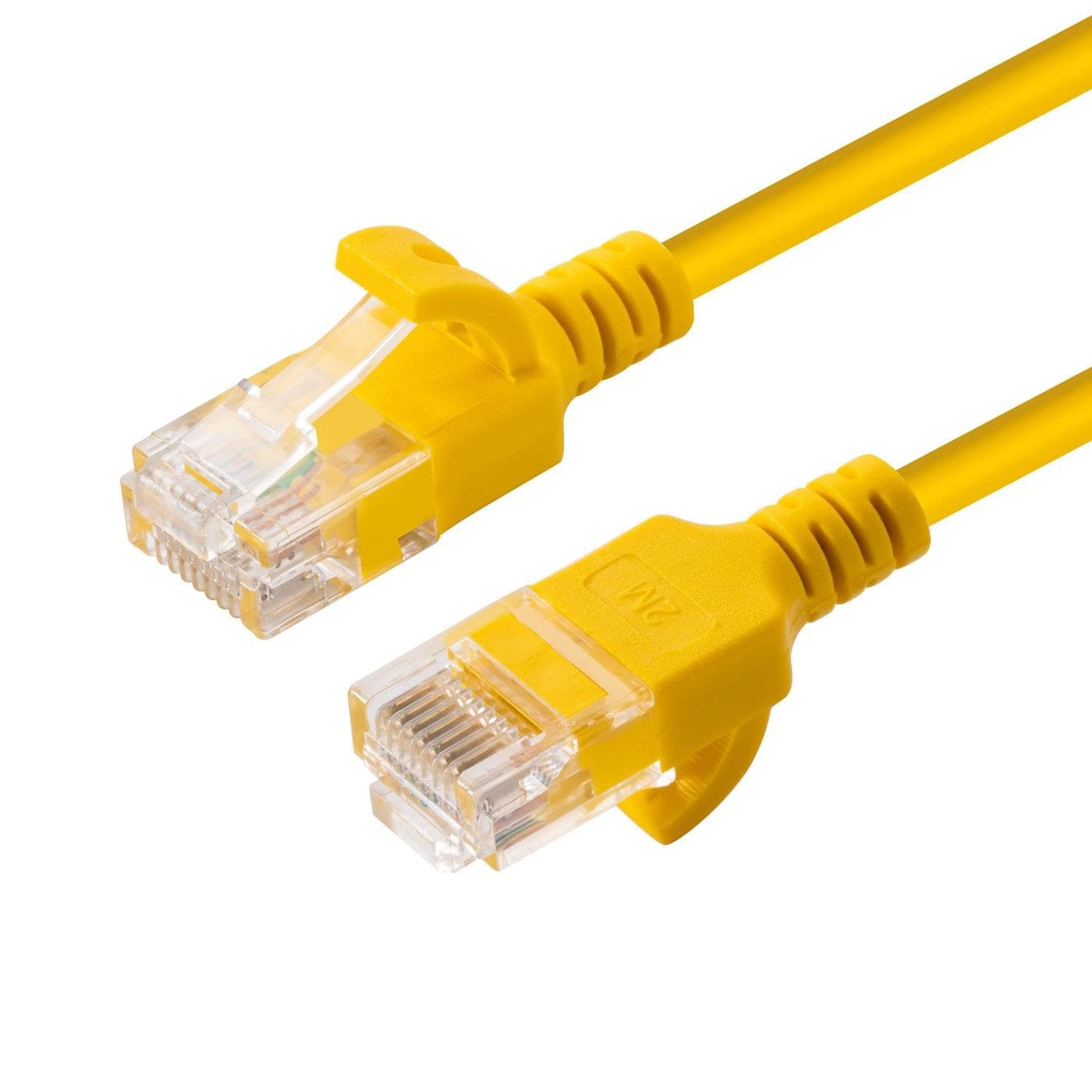 U/UTP CAT6A Slim 0.25M Yellow