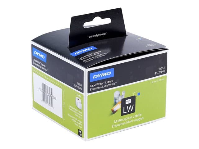 DYMO LabelWriter 11354 Multi-Purpose Labels White 57 x 32 mm - Roll of 1000 (S0722540) - Image 4