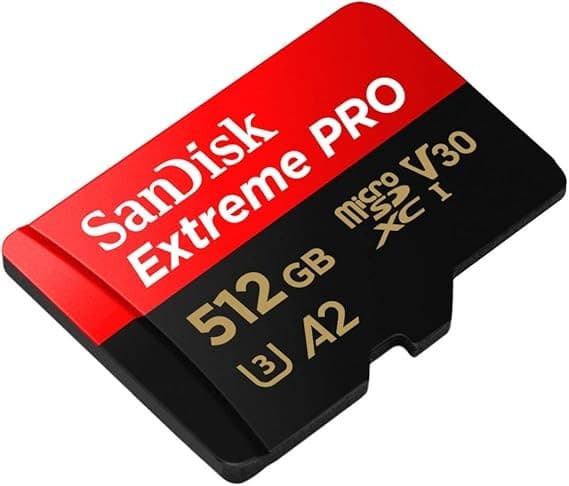 SanDisk Extreme PRO 512GB microSDXC UHS-I Memory Card (200MB/s, A2, U3, V30, Class 10) + SD Adapter - Image 2