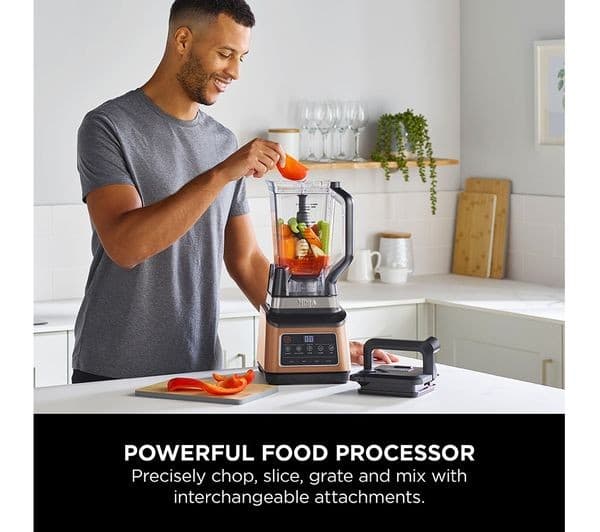 Ninja BN800UK 3-in-1 Food Processor & Blender with Auto-iQ 1200W Black/Silver - Image 3