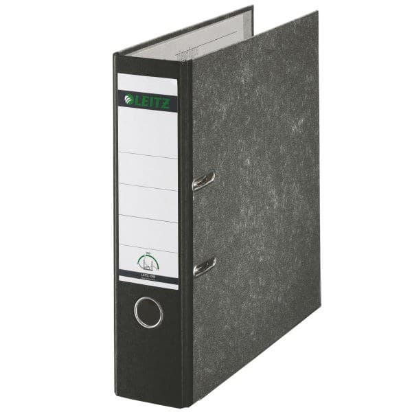 Leitz 180° Standard Lever Arch File ring binder A4 Black 80mm Spine (Pack of 10) - Image 1