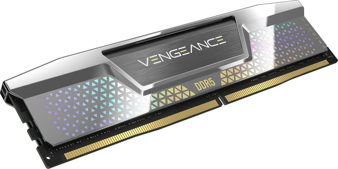 Corsair Vengeance CUDIMM DDR5 48GB (2 x 24GB) 8400MHz C40 Dual Channel Kit - Silver (CMKC48GX5M2X8400C40) - Image 2